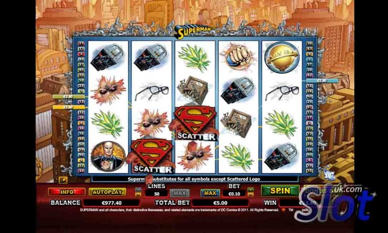 play superman casino games online for free