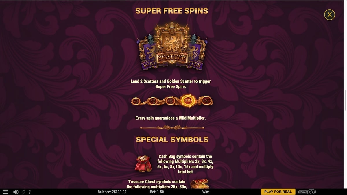 Super Free Spins Bonus Feature